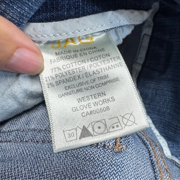 Jag Jeans Pull On High Rise Slim Ankle 4 Skinny‎ Stretch Classic - Picture 5 of 6